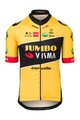 AGU Cyklistický dres s krátkym rukávom - JUMBO-VISMA 2022 - čierna/žltá
