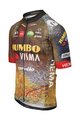 AGU Cyklistický dres s krátkym rukávom - JUMBO-VISMA 2022 - hnedá/modrá/žltá/čierna/červená