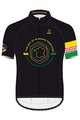 AGU Cyklistický dres s krátkym rukávom - JUMBO-VISMA 2022 - čierna