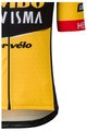 AGU Cyklistický dres s krátkym rukávom - JUMBO-VISMA 2023 - žltá/čierna