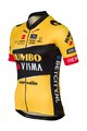 AGU Cyklistický dres s krátkym rukávom - JUMBO-VISMA 23 LADY - žltá/čierna