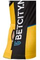 AGU Cyklistický dres s krátkym rukávom - JUMBO-VISMA 23 LADY - žltá/čierna