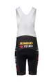 AGU Cyklistické nohavice krátke s trakmi - JUMBO-VISMA 23 KIDS - čierna