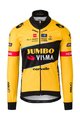AGU Cyklistická zateplená bunda - JUMBO-VISMA 2023 - čierna/žltá