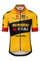 AGU Cyklistický dres s krátkym rukávom - JUMBO-VISMA 2023 WOUT VAN AERT - čierna/žltá