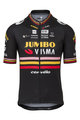 AGU Cyklistický dres s krátkym rukávom - JUMBO-VISMA TRIPLE VICTORY 2023 - čierna
