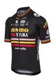 AGU Cyklistický dres s krátkym rukávom - JUMBO-VISMA TRIPLE VICTORY 2023 - čierna