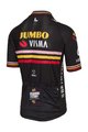 AGU Cyklistický dres s krátkym rukávom - JUMBO-VISMA TRIPLE VICTORY 2023 - čierna