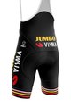 AGU Cyklistické nohavice krátke s trakmi - JUMBO-VISMA TRIPLE VICTORY 2023 - čierna