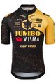 AGU Cyklistický dres s krátkym rukávom - JUMBO-VISMA VELODROME TDF 2023 - žltá/čierna