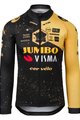 AGU Cyklistický dres s dlhým rukávom letný - JUMBO-VISMA VELODROME TDF 2023 - žltá/čierna