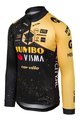 AGU Cyklistický dres s dlhým rukávom letný - JUMBO-VISMA VELODROME TDF 2023 - žltá/čierna