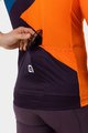 ALÉ Cyklistický dres s krátkym rukávom - NEXT - oranžová/modrá/čierna/biela