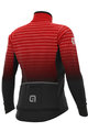 ALÉ Cyklistická zateplená bunda - BULLET DWR STRETCH - čierna/červená