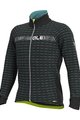 ALÉ Cyklistická zateplená bunda - GREEN ROAD - biela/čierna