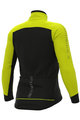 ALÉ Cyklistická zateplená bunda - FONDO WINTER - čierna/žltá