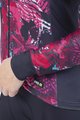 ALÉ Cyklistický dres s dlhým rukávom zimný - AMAZZONIA LADY WNT - čierna/ružová