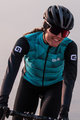 ALÉ Cyklistická zateplená bunda - SOLID SHARP LADY WNT - svetlo modrá/čierna
