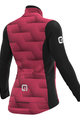 ALÉ Cyklistická zateplená bunda - SOLID SHARP LADY WNT - ružová/čierna