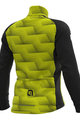 ALÉ Cyklistická zateplená bunda - SOLID SHARP - čierna/žltá