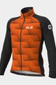 ALÉ Cyklistická zimná bunda a nohavice - SHARP + WINTER - čierna/oranžová