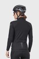 ALÉ Cyklistický dres s dlhým rukávom zimný - WARM RACE LADY WNT - čierna