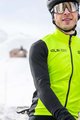 ALÉ Cyklistická zateplená bunda - FONDO 2.0 PRAGMA - žltá/čierna