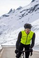 ALÉ Cyklistická zateplená bunda - FONDO 2.0 SOLID - čierna/žltá