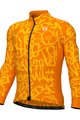 ALÉ Cyklistický dres s dlhým rukávom zimný - SOLID RIDE - žltá/oranžová