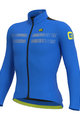 ALÉ Cyklistický dres s dlhým rukávom letný - WARM AIR SUMMER - modrá