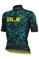 ALÉ Cyklistický dres s krátkym rukávom - GLASS - modrá/čierna