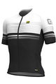 ALÉ Cyklistický dres s krátkym rukávom - SLIDE - čierna/biela