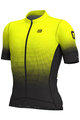 ALÉ Cyklistický dres s krátkym rukávom - DOTS - čierna/žltá