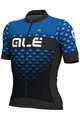 ALÉ Cyklistický dres s krátkym rukávom - HEXA - čierna/modrá