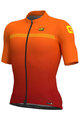ALÉ Cyklistický dres s krátkym rukávom - FADE  - červená/oranžová