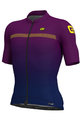 ALÉ Cyklistický dres s krátkym rukávom - FADE - fialová/modrá