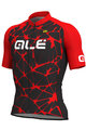 ALÉ Cyklistický dres s krátkym rukávom - CRACLE - čierna/červená
