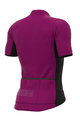 ALÉ Cyklistický dres s krátkym rukávom - COLOR BLOCK - fialová