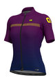 ALÉ Cyklistický dres s krátkym rukávom - FADE LADY - fialová