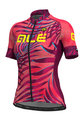 ALÉ Cyklistický dres s krátkym rukávom - SUNSET LADY - ružová