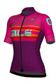 ALÉ Cyklistický dres s krátkym rukávom - SUMMER LADY - ružová/fialová