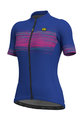 ALÉ Cyklistický dres s krátkym rukávom - START LADY  - ružová/modrá