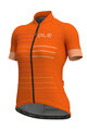ALÉ Cyklistický dres s krátkym rukávom - ERGO LADY  - oranžová