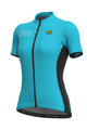 ALÉ Cyklistický dres s krátkym rukávom - COLOR BLOCK LADY - modrá