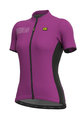 ALÉ Cyklistický dres s krátkym rukávom - COLOR BLOCK LADY - fialová