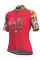 ALÉ Cyklistický dres s krátkym rukávom - LAB FLOWER LADY - ružová