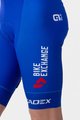 ALÉ Cyklistické nohavice krátke s trakmi - BIKE EXCHANGE 2022 - biela/modrá