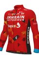ALÉ Cyklistický dres s dlhým rukávom zimný - BAHRAI VICTORIOUS 22 - žltá/modrá/červená/čierna