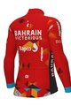 ALÉ Cyklistický dres s dlhým rukávom zimný - BAHRAI VICTORIOUS 22 - žltá/modrá/červená/čierna
