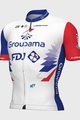 ALÉ Cyklistický dres s krátkym rukávom - GROUPAMA FDJ 2022 - červená/modrá/biela